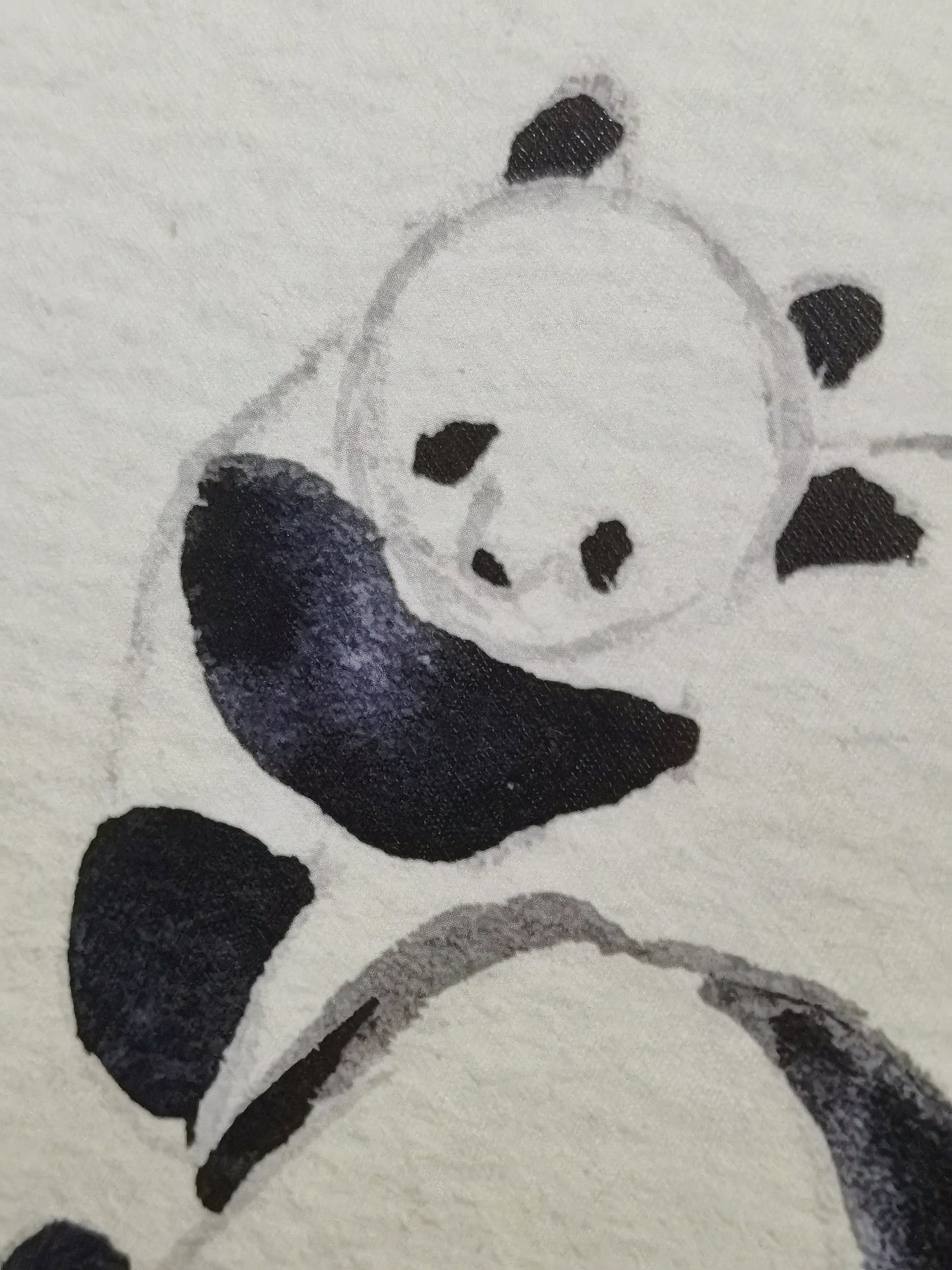 Panda Mutterliebe Landschaft Handgemachtes Gemälde Kunst Gerahmtes Poster Bild Druck Kunstwerk - Kostenloser Versand